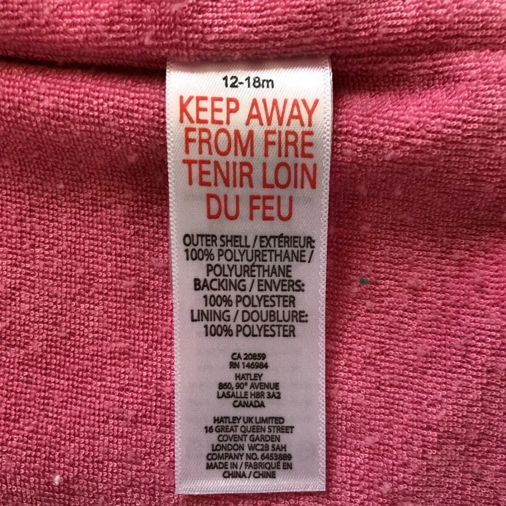 Hatley Baby Girls Prancing Horses Terry Lined Rain Jacket